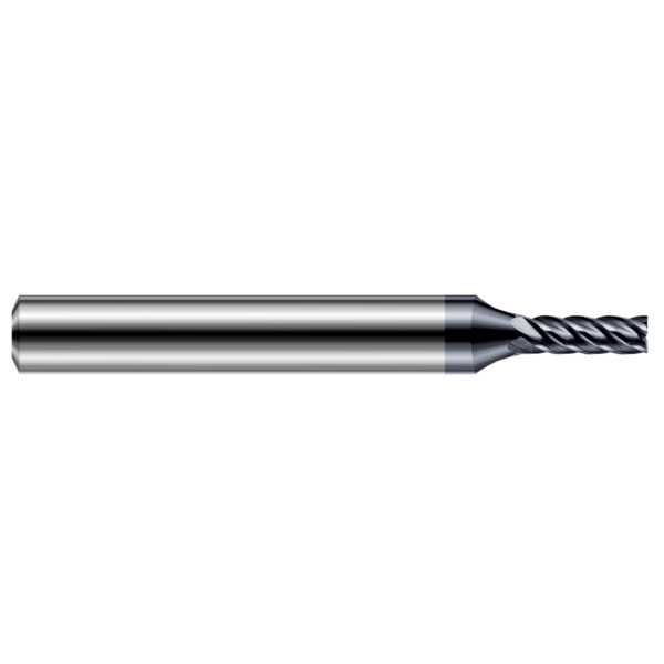 Harvey Tool End Mill for Hardened Steels - Square, 0.0300", Shank Dia.: 1/4" 915930-C6
